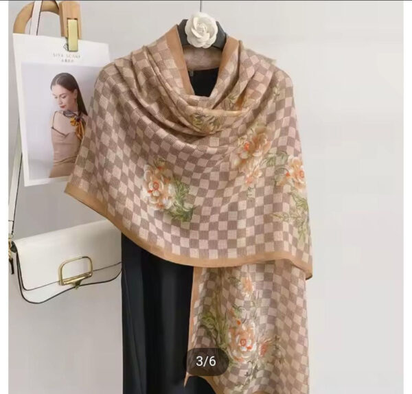 Premium Quality Flower Printed Viscose  Stoles Scarves For All Seasons