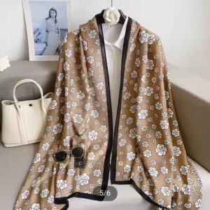 Premium Quality Flower Printed Viscose Long Hijab Full Size