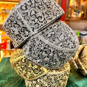 Islamic Cap | Prayer Cap | Namaz Topi | Embroidered Cap