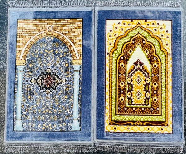 Premium Quality Prayer Met | Namaz Met | Jaye Namaz | Premium Quality Light Blue