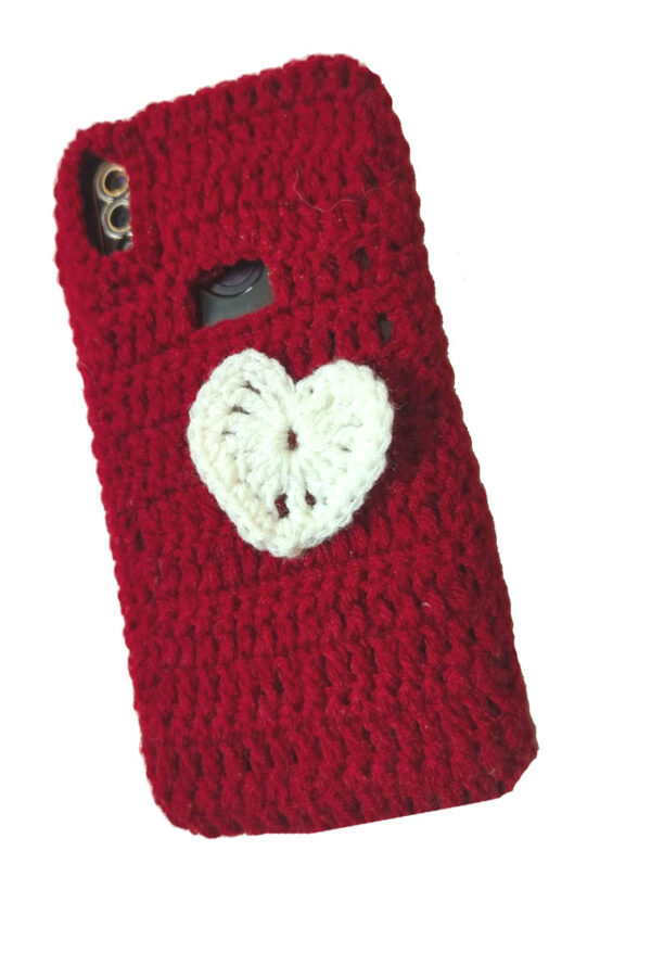 Handmade Crochet Mobile Cover | Soft & Stylish Phone Sleeve - Image 2